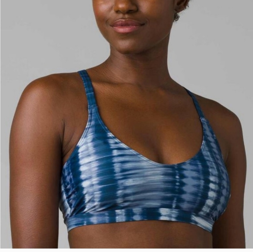 NWT SET PRANA PRESOLANA BIKINI & MARINA TOP 38D CUP BELIZE HAZY DAYS BLUE LARGE - Picture 3 of 13